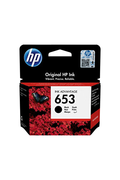HP 653 Μαύρο Μελάνι 3YM75AE 3YM75AE