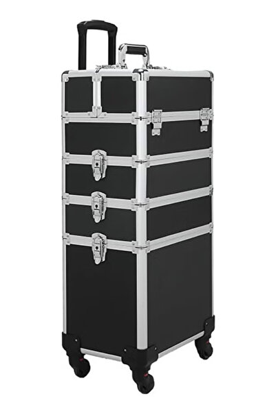 Generic Brand Professional Beauty Makeup Trolley with Three Layers