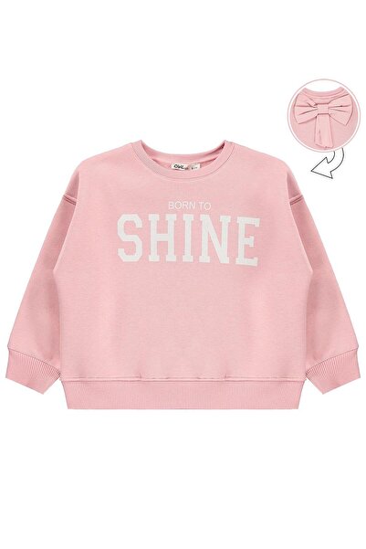 Civil Girls Born to Shine 6-9 Years Old Sweatshirt - Powder