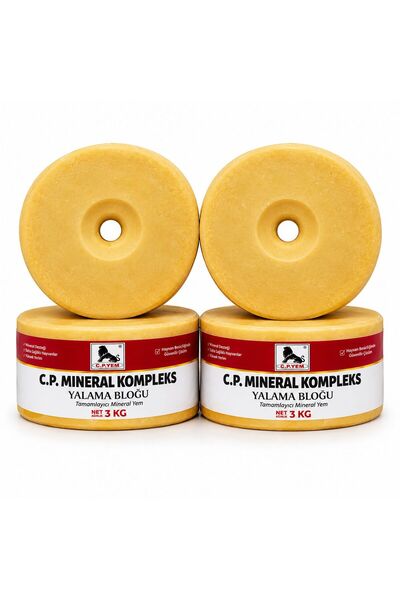 CP Yalama Taşı 3 kg 4 Adet (Büyükbaş ve Küçükbaş)