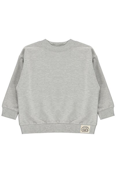 Civil Boys Basic Sweatshirt for Ages 2-5 - Gray
