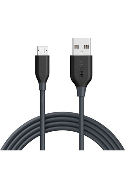 Anker Κανονικό καλώδιο USB 2.0 σε micro USB, Μαύρο, 1,8μ, A8133G11