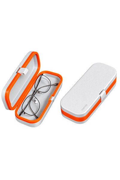 Yapı3D Glasses Box Orange Detailed Covered Hard Plastic Glasses Carrying Box ...
