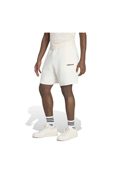 adidas Kq9412-E Knıt Sho Men's Shorts and Capri White