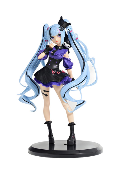 DEK Snow Miku Kuromi Trio-Try-iT PVC Vocaloid Anime Figürü 19 cm