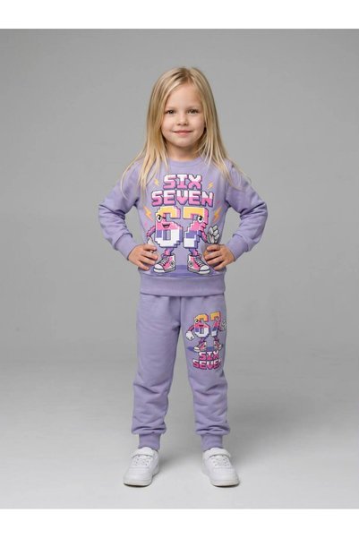 ARBİ kids Set complet din lycra mov cu două fire pentru fete