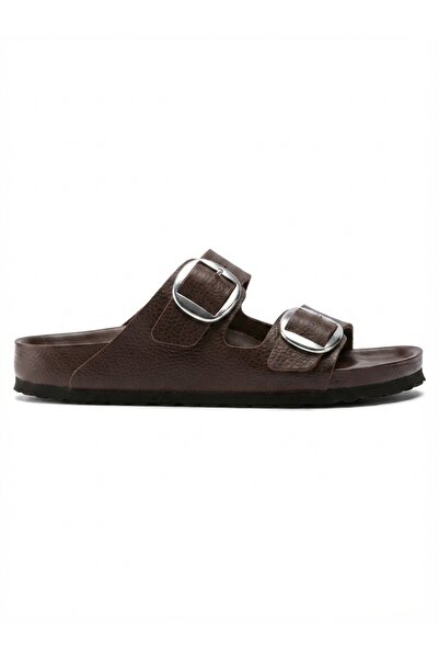 Bequemere Mk205 Brown Genuine Leather Full Covered Cork Sole Double Buckle Un...