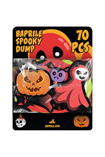 Baprile Spooky Dump Halloween 70 Adet Cadılar Bayramı Sticker Paketi Laptop T...