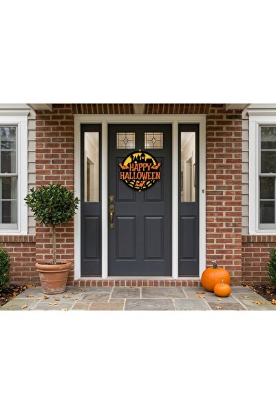 CMHOME Halloween Kapı Süsü, Dekoratif Parti Süsleme