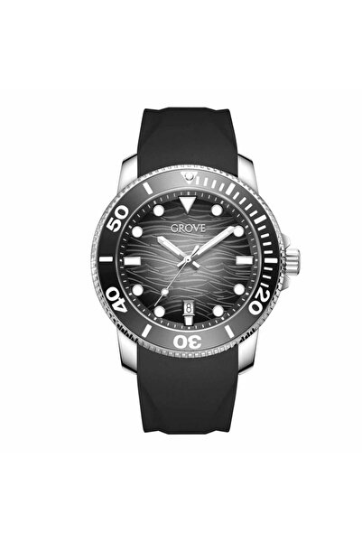 Groove ساعة سوداء مع مقياس للدقائق