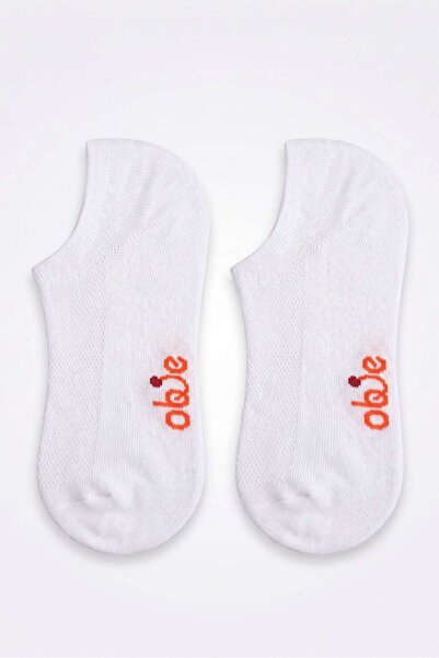 OBJE Women's White Sneaker Socks