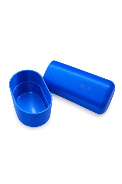 Yapı3D Blue Glasses Box Hard Plastic Eyeglass Case Carrying Storage Container Protective Organizer