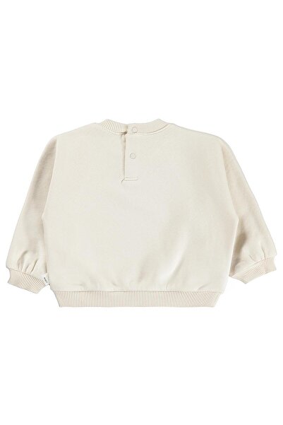 Civil Baby Yazı Baskılı 6-18 Ay Sweatshirt - Bej