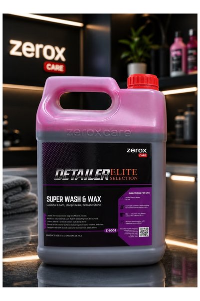 Zerox شامبو مع واكس لغسيل وتلميع السيارات برغوة كثيفة – يمنح تنظيفًا عميقًا و...