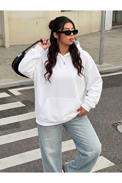 BENROMA 3 Yarn Combed Cotton Plus Size Unisex Sweatshirt Mq6