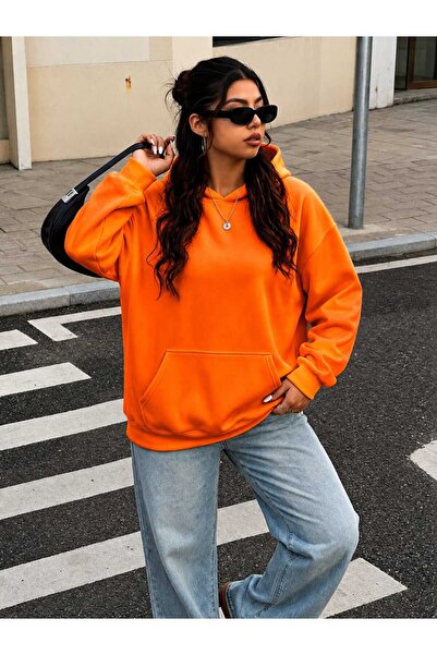 BENROMA 3 Yarn Combed Cotton Plus Size Unisex Sweatshirt Mq6