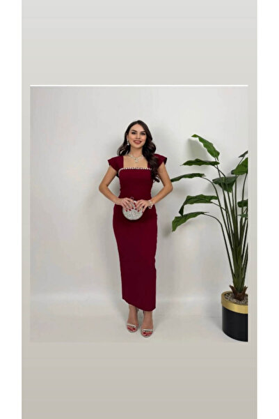 MOODMODA TAŞ DETAYLI ELBİSE