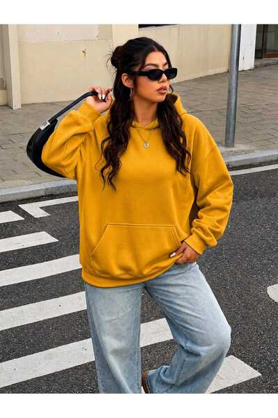 BENROMA 3 Yarn Combed Cotton Plus Size Unisex Sweatshirt Mq6