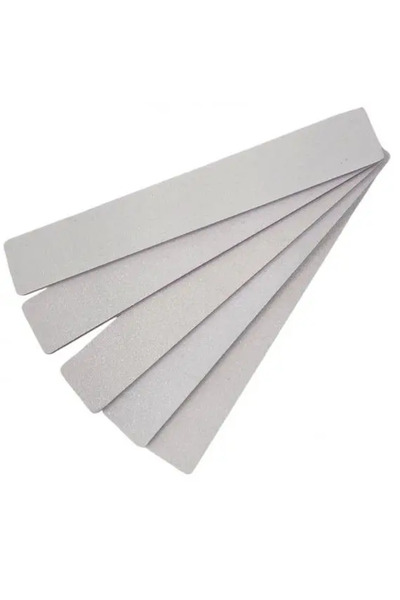 Janet Hand&Nails Pilă de unghii albă jumbo 80/120, set de 5 bucăți