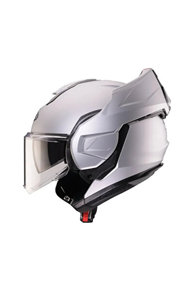 Caberg Motosiklet Kaskı Modüler Güneş Vizörlü Çene Açılır Mat Gümüş Motorcu Kask
