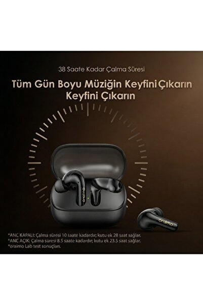 Oriamo TWS Kulaklık OTW-626N OBSIDIAN BLACK