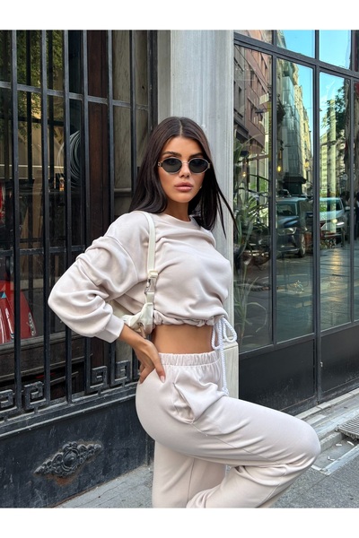 Cistern İstanbul Set de damă cu detaliu din dantelă și talie elastică