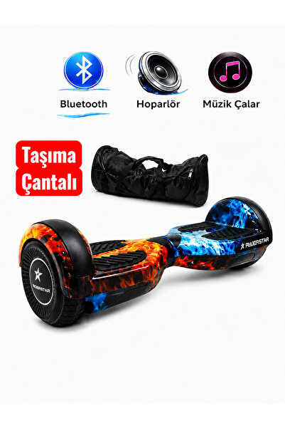 RYDER STAR Elektrikli Kaykay Hoverboard 6.5 Inch Bluetooth Hoparlörlü Akıllı ...