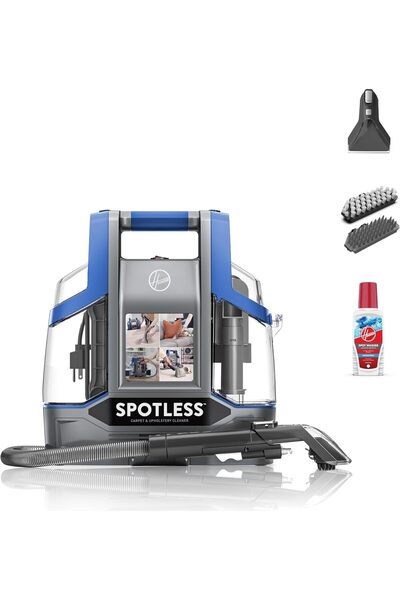 Hoover منظف البقع المحمول سبوتليس، قوة شفط عالية، نظام خزان مزدوج، للسجاد وال...