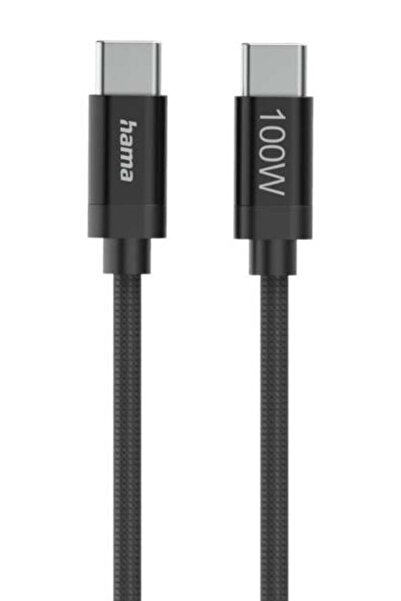 Hama Cablu USB-C - 100W 1.5 m Negru