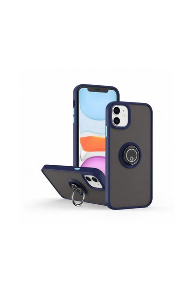 SELEXMO Husa Anti Fall Metal Bracket pentru Apple iPhone 11, Rezistenta la so...