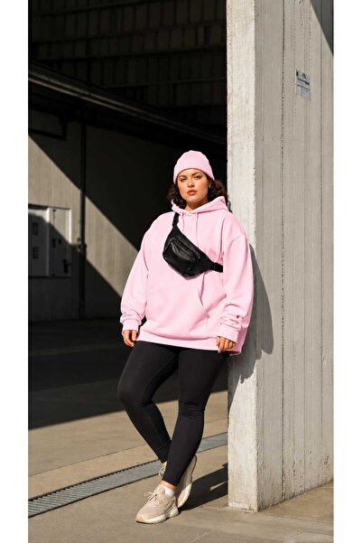 BENROMA 3 Yarn Combed Cotton Plus Size Unisex Sweatshirt Mq4