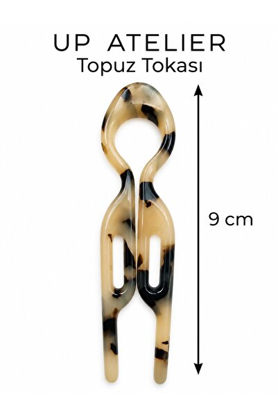 Up Atelier Trendy Bone Bun Hairpin 9cm