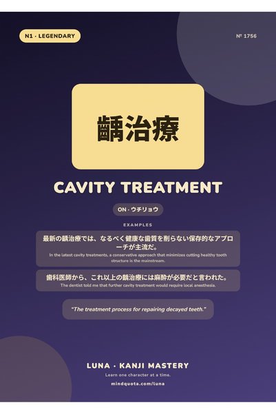 OEM Poster Infografic Kanji Tratamentul Cariilor, Educativ Medical, Carton 25...