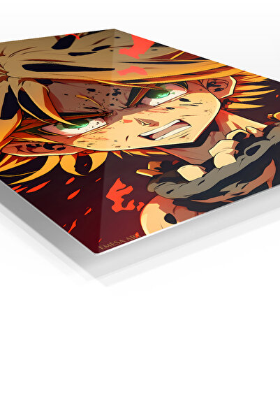 Emesa Art Katsuki Bakugo Anime Metal Wall Art