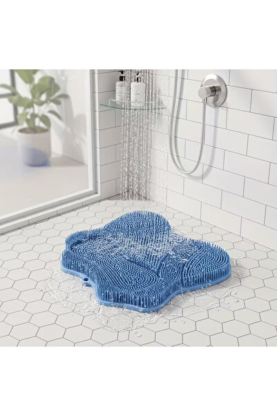 FTA TİCARET Silicone Shower Massage Mat - with Suction Cups - for Feet and Back