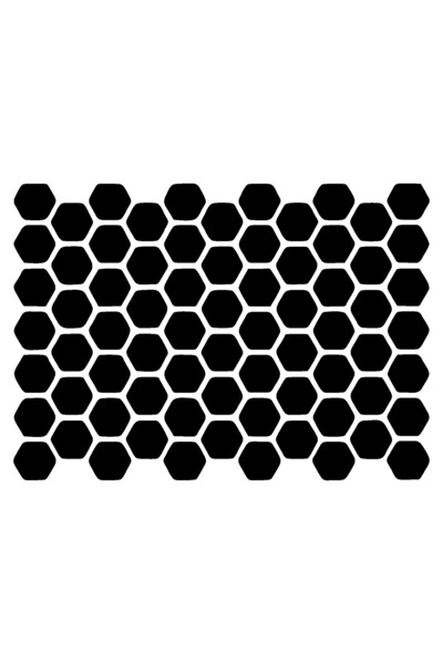 Oracal Creative honeycomb-style sticker for the car fuel tank cap - 20x14cm, ...