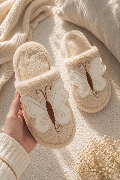 Slipcat Women'S, Butterfly Embroidered, Plush, Soft Sole, Home and Dowry Slip...