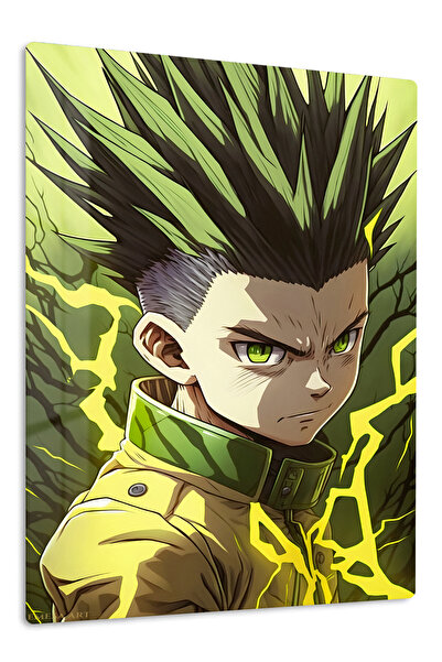 Emesa Art Gon Freecss Anime Metal Wall Art