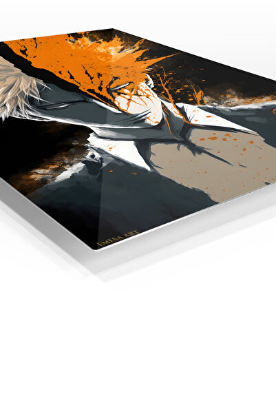 Emesa Art Ichigo Kurosaki Anime Metal Wall Art