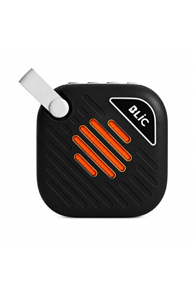 Blic BLS-90 6W Bluetooth 5.4 Kablosuz Hoparlör 1200mAh USB TF Kart Askılı Min...