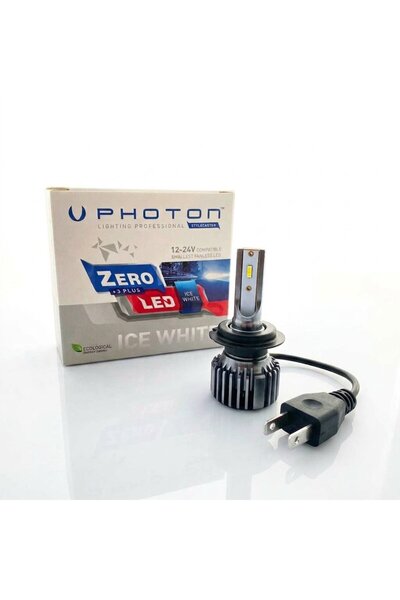 Photon Phton H7 Zero LED Xenon Motosiklet Far Ampul 1 Adet 6000K Beyaz Fansız...