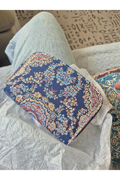 İkonio Otantik Kilim Desen Küçük Boy Günlük Cüzdan