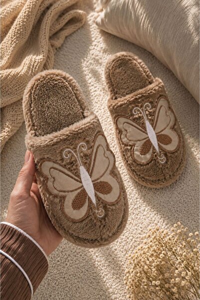 Slipcat Women'S, Butterfly Embroidered, Plush, Soft Sole, Home and Dowry Slip...
