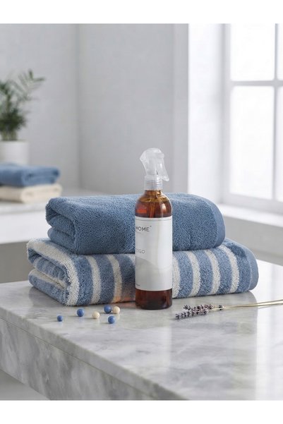 Generic Brand مجموعة مناشف فاخرة معطرة (400 مل) وجاكار -