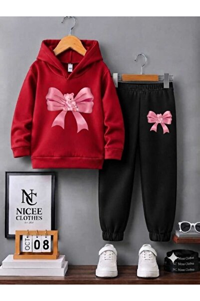 NC Nicee Clothes Children's Unisex Tracksuit (Bear Print in the Middle of the...