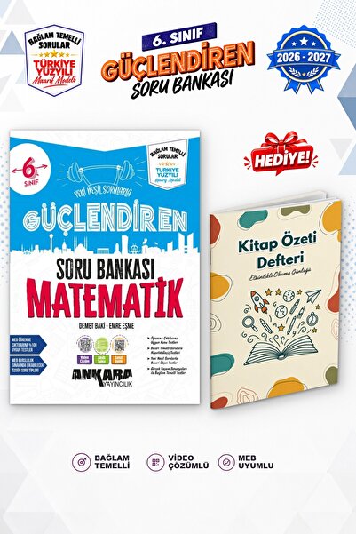 Ankara Yayıncılık 6.Sınıf Matematik Bağlam Temelli Soru Bankası 2026-2027