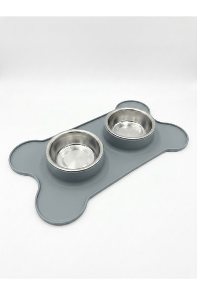 Together Petonik Silikon Mat Tabanlı Kedi ve 2'li Köpek Mama ve Su Kabı 250ml