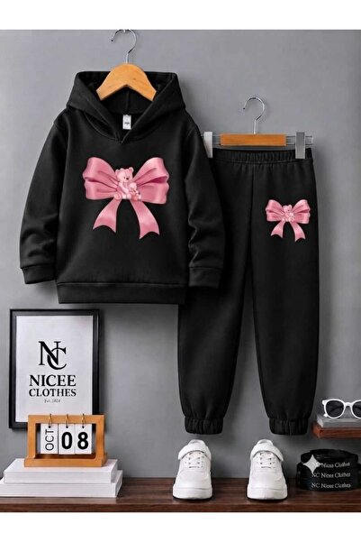 NC Nicee Clothes Children's Unisex Tracksuit (Bear Print in the Middle of the...