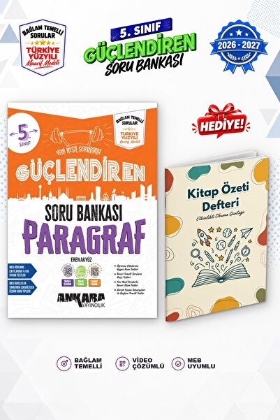 Ankara Yayıncılık 5.Sınıf Paragraf Bağlam Temelli Soru Bankası 2026-2027