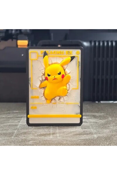TokOyun Pokemon - Pikachu Ex Dekoratif Kart Figürü